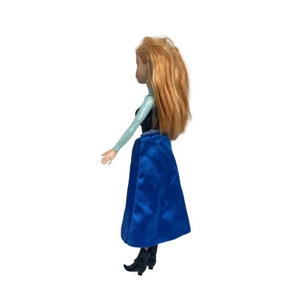 Mattel Disney Frozen Princess Anna Barbie Doll with Fashion Outfit Crown - Picture 2 of 16